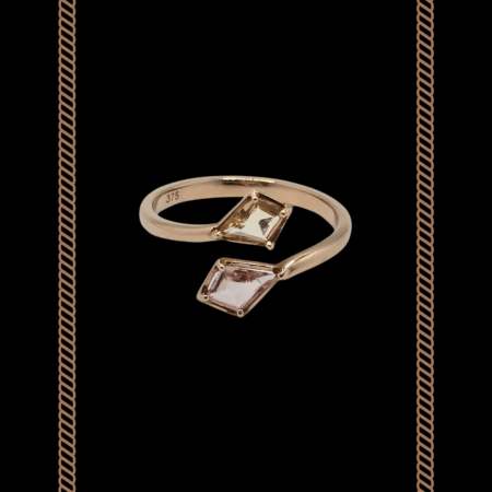 Sapphire Flakes Ring